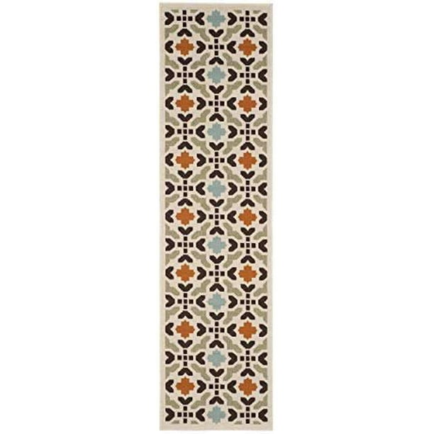 Cream 2'7 x 5' Terracotta Safavieh Veranda Collection VER080 Modern Indoor/ Outdoor Non-Shedding Stain Resistant Patio Backyard Area Rug Cream 2'7 x 5' Terracotta Safavieh Veranda Collection VER080 Modern Indoor/ Outdoor Non-Shedding Stain Resistant Patio Backyard Area Rug